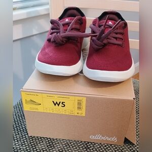 New Allbirds Tree Runner Women's Size 5 Red Shoes